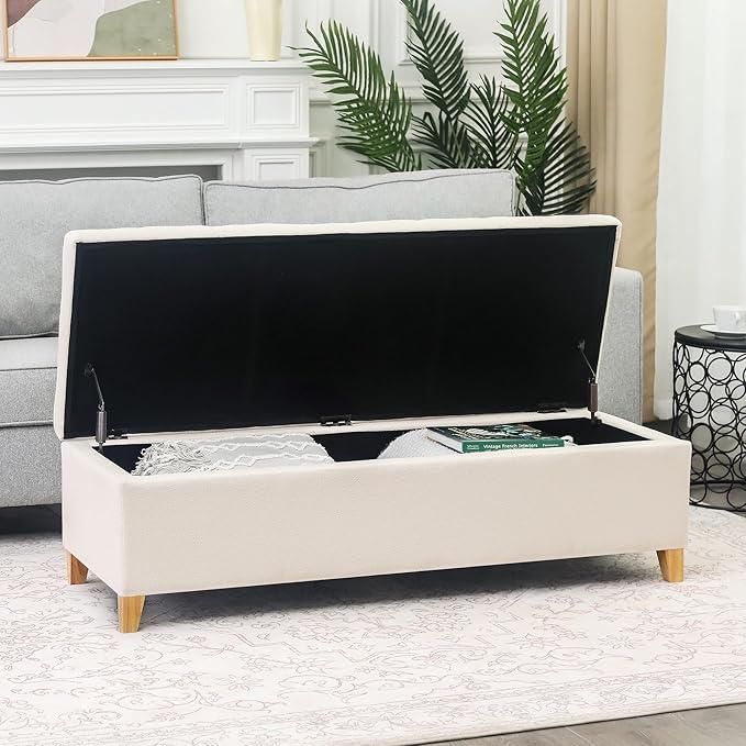 Joveco Storage Ottoman Bench, 51