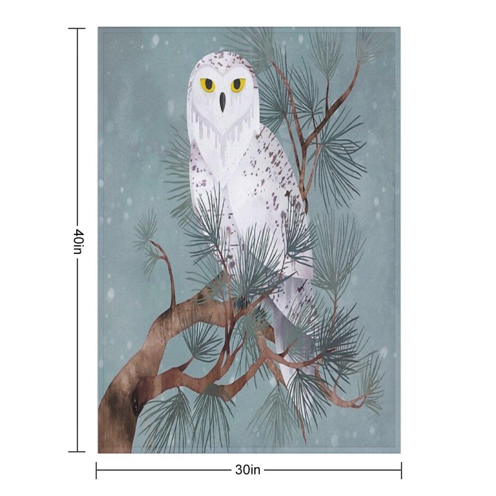Snowy Throw Blanket