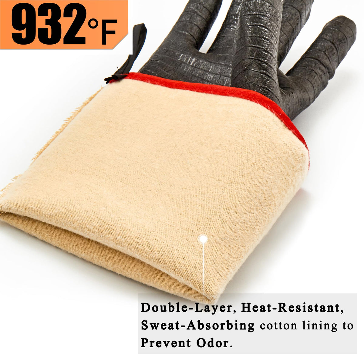 Heat Resistant BBQ Grill Gloves: Oil Resistant Waterproof 14