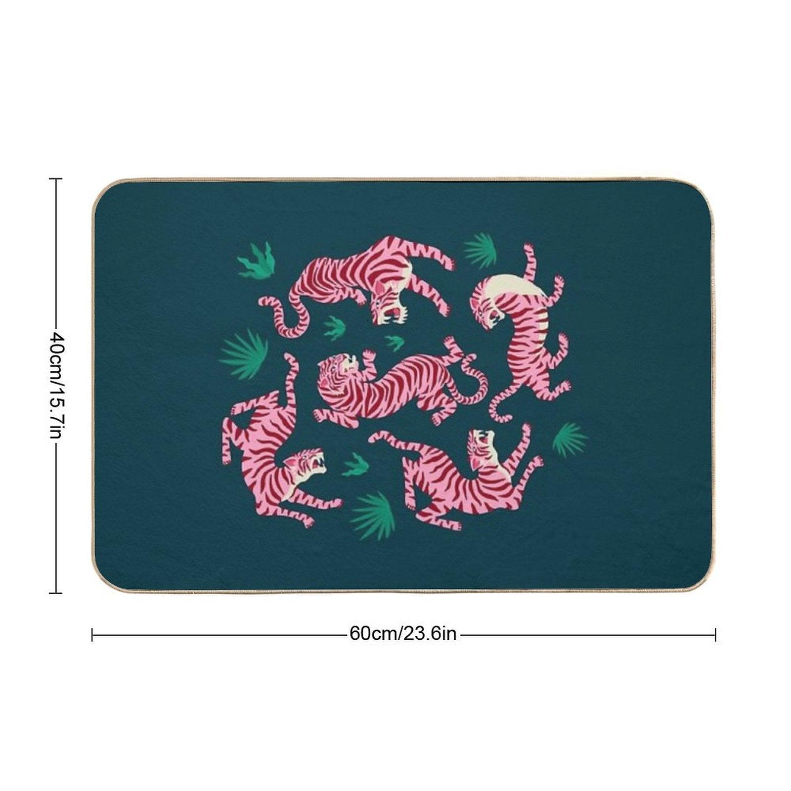 Night Race Pink Tiger Edition Bath Mat
