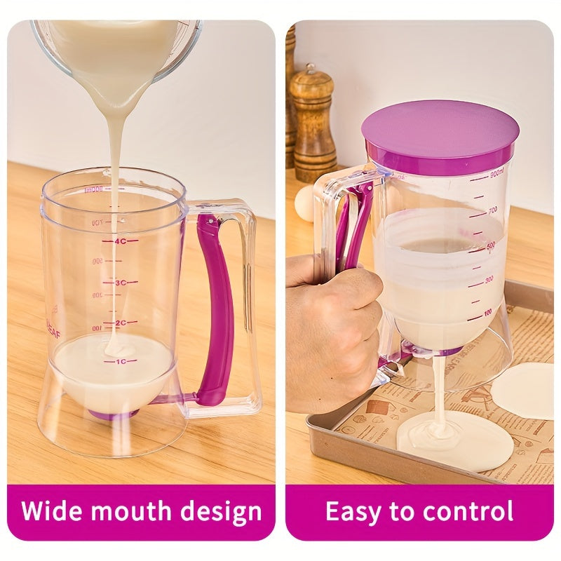Cupcake Batter Separator And Dispenser - Handheld Funnel Measuring Cup Tool For Mess-Free Baking DSers Fulfillment