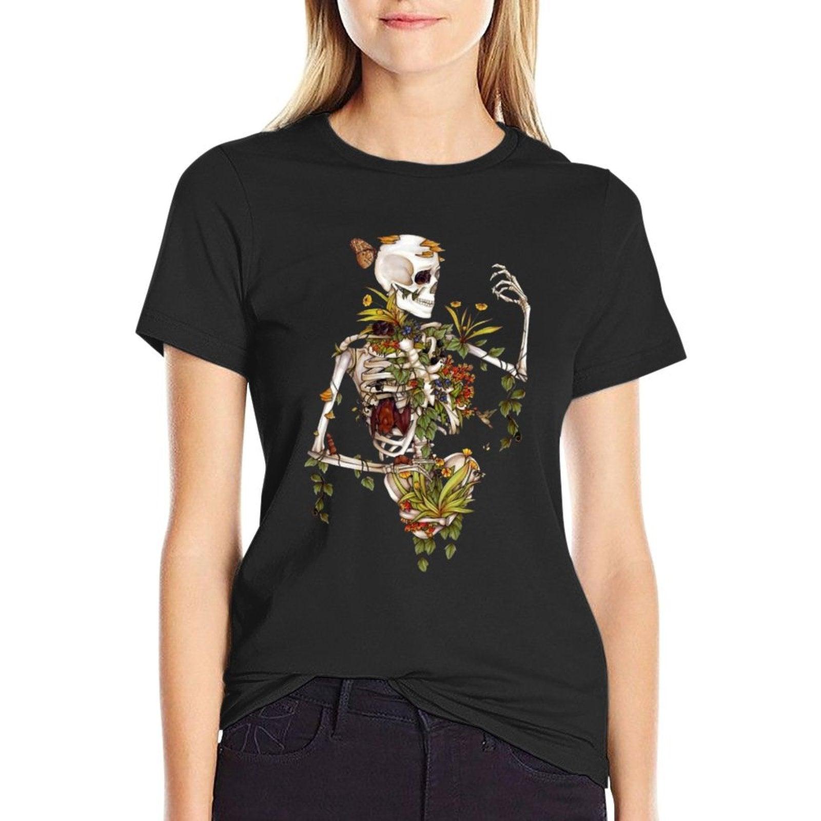 Bones And Botany  Cotton T-Shirt