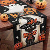 Halloween Table Runner,72 Inches Pumpkin Ghost and Spider Web Pattern Table Runner for Halloween, Table Decoration/Party Dinner Table Decor,Kitchen,Mantel,Bedroom Decoration