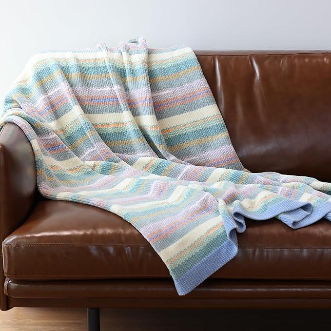 Soft Chenille Yarn Throw 50