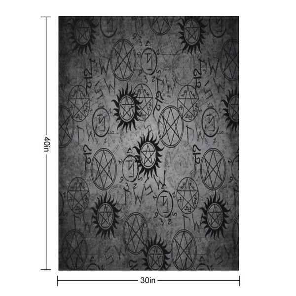 Supernatural Grey Throw Blanket