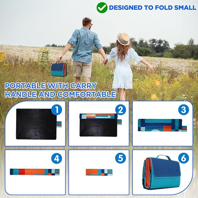 scuddles Compact Picnic Blanket – Extra Large 79
