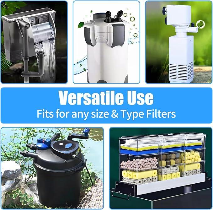 AQUANEAT Aquarium Bio Sponge Filter Media Pad 36