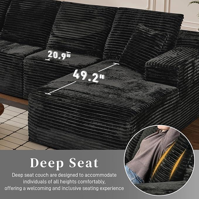 Modular Sectional Sofa Cloud Sectional Couch, 135