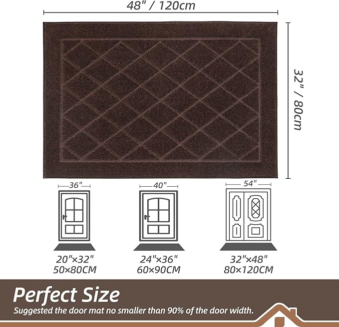 BEQHAUSE Dirt Trapper Door Mat 32
