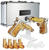 Pistol Whiskey Gun Decanter & Pistol Shot Glasses Set - Comes with A large Carrying Case - Drinking Party Accessories, Great Gift