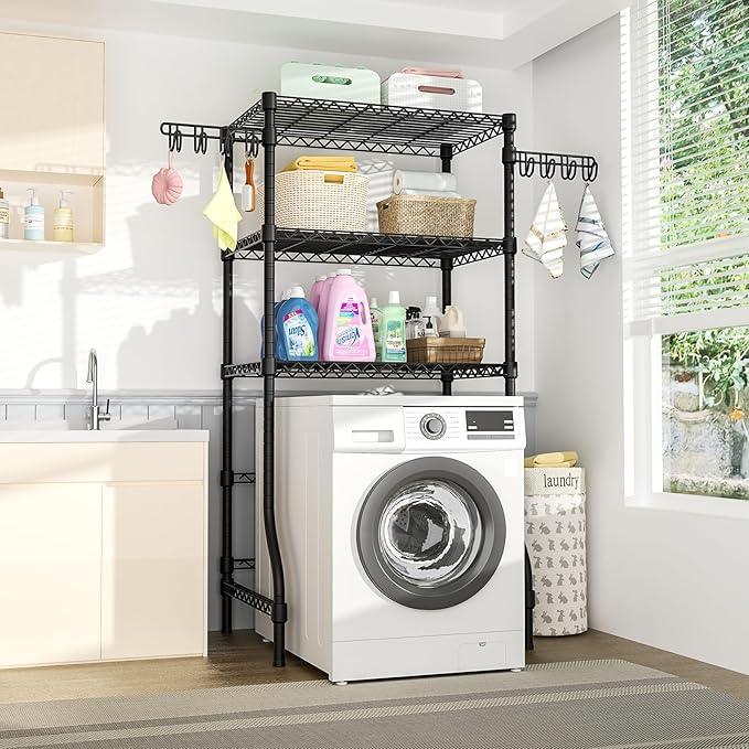 Ulif U8 Laundry Room Storage Organizer, Over The Washer and Dryer Storage Shelves for Laundry Organization, 35
