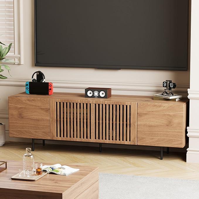 Mid Century Modern TV Stand for 70 Inch TVs, 70.87