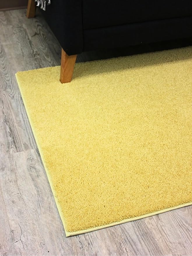 KOECKRITZ Soft and Colorful Kids Classroom Area Rugs (Passes Flammability Pill Test) Many Sizes and Bright Colors to Select from (10' x 10', Lemon)