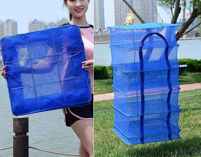 Hwayslon Hanging Drying Net Foldable Drying Rack Net Dryer 19.7