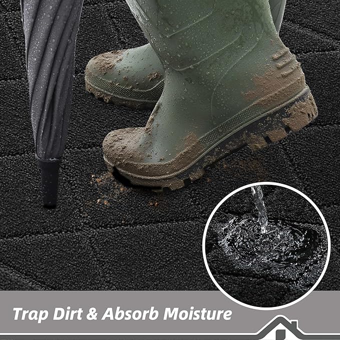 BEQHAUSE Dirt Trapper Door Mat 24
