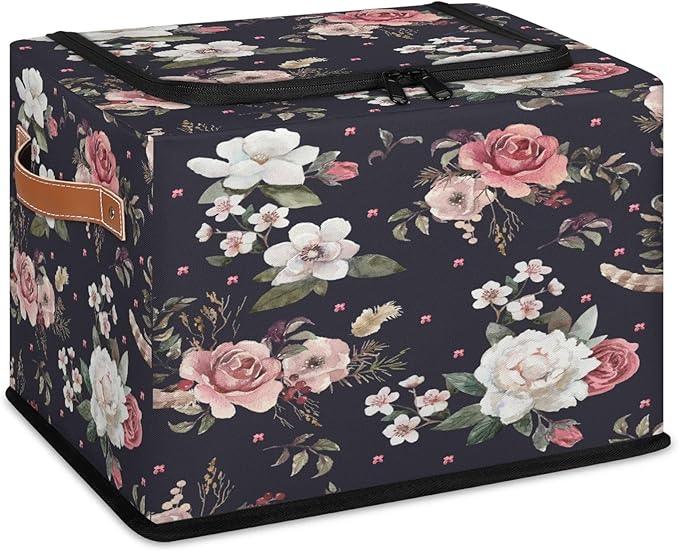 Rectangular Storage Baskets for Shelves - Waterproof Foldable Laundry Basket, Nursery Hamper, Reusable Toy Bin for Organizing Toys, Books, Clothes, Closet 14