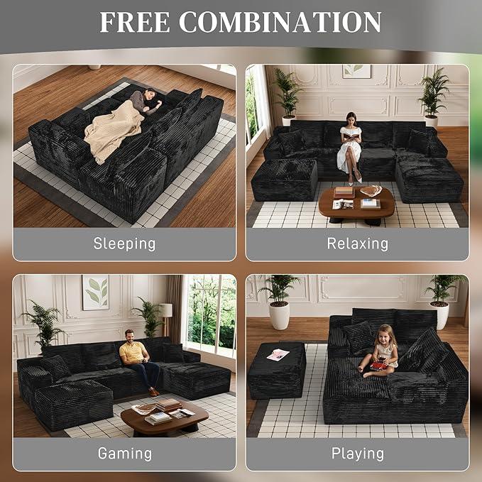 Modular Sectional Sofa Cloud Sectional Couch, 135
