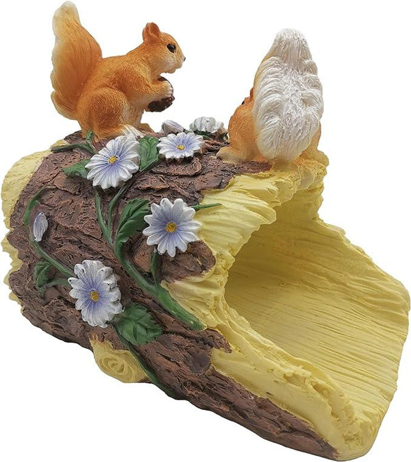 Squirrel Statues Gutter Downspout Extension Statues Garden Decoration,Resin Statue Outdoor Decor,Animal Downspout Diverter,Decorative Gutter Extension,3