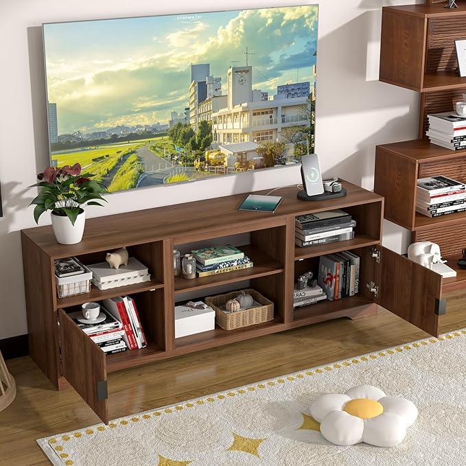 Fluted TV Stand for Tvs up to 80