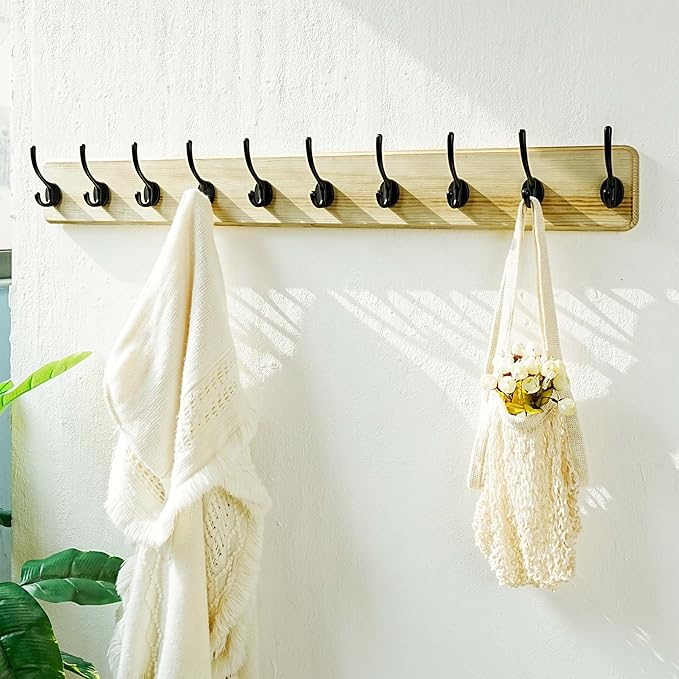 Dseap Coat Rack Wall: 38-1/4