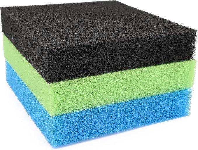 Aquarium Bio Sponge Pad Filter Media for Fish Tank,20/30/40PPI Open Cell Coarse Foam Block Foam Pre Filter Sponge (11