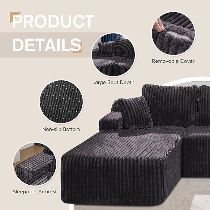 Hobestluk Modular Sectional Sofa Couches 108