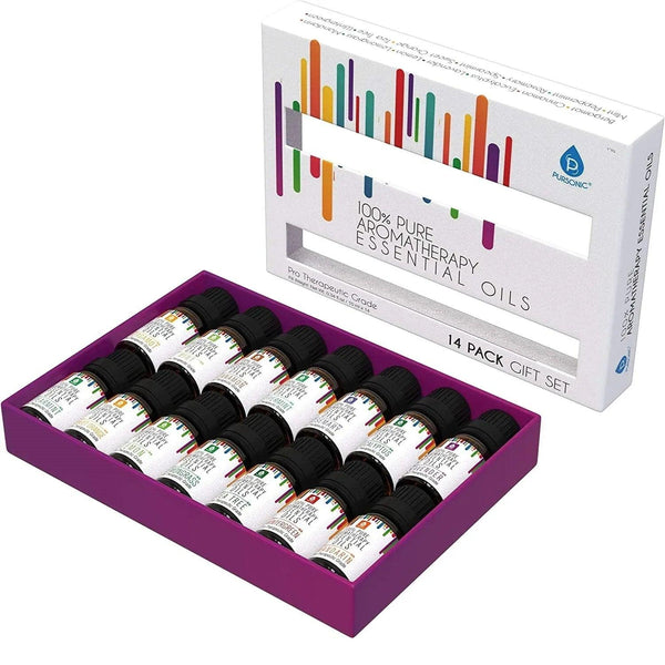 14 Pack of 100% Pure Essential Aromatherapy Oils - Gifts for You 'n Me