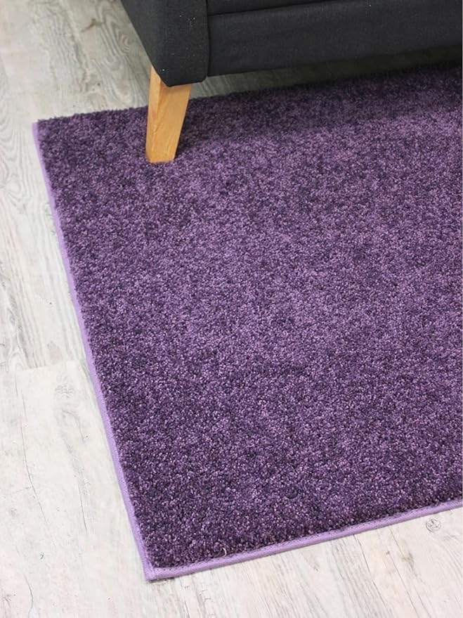 KOECKRITZ Soft and Colorful Kids Classroom Area Rugs (Passes Flammability Pill Test) Many Sizes and Bright Colors to Select from (6' Round, Eggplant)