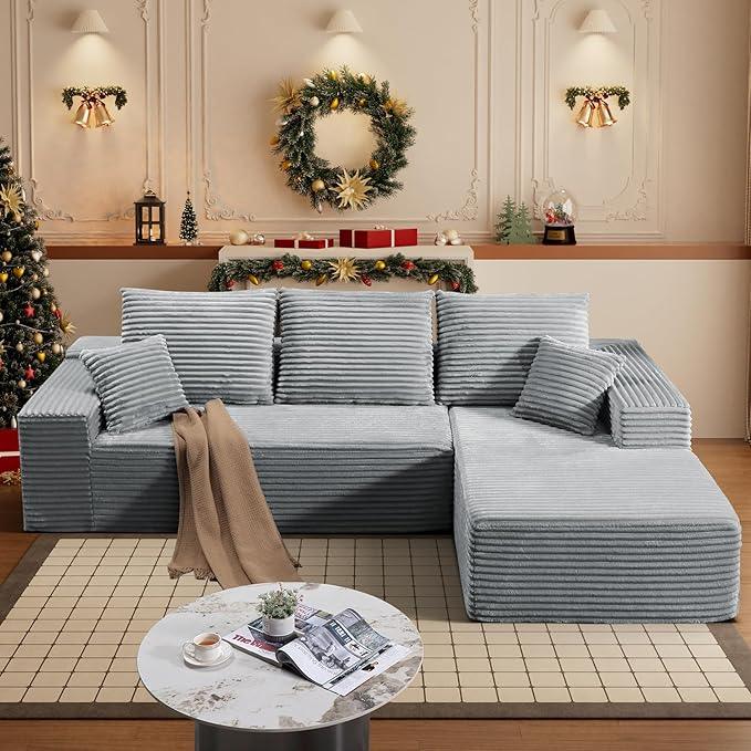 HYJT-H&K Modular Sectional Sofa Cloud Secttional Couch, 107