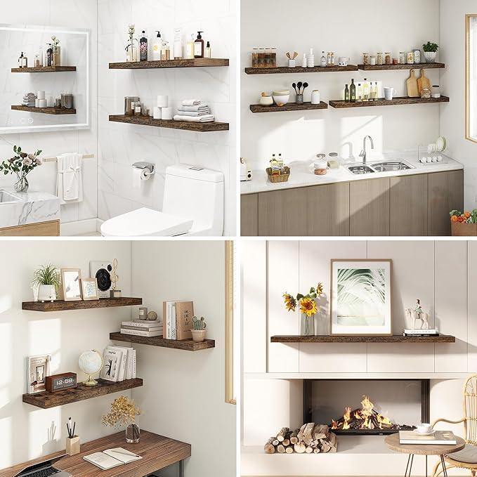 Dreamland 40 Inches Floating Shelves for Wall, 9.3
