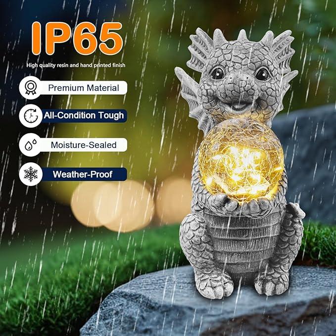 Solar Garden Outdoor Statues 7.2
