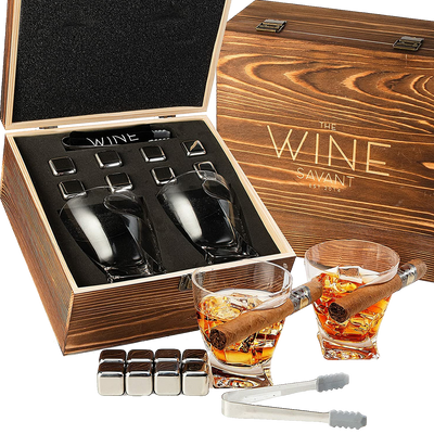 The Wine Savant Luxurious Cigar Glasses - Set of 2