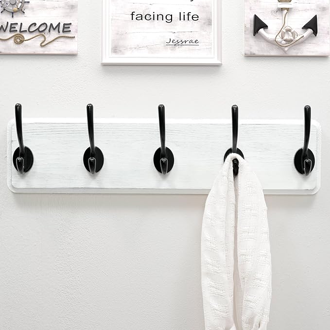 Dseap Coat Rack Wall: Patented, Heavy-duty, 17.4