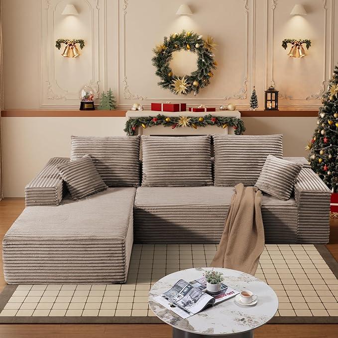 HYJT-H&K Modular Sectional Sofa Cloud Couch, 107