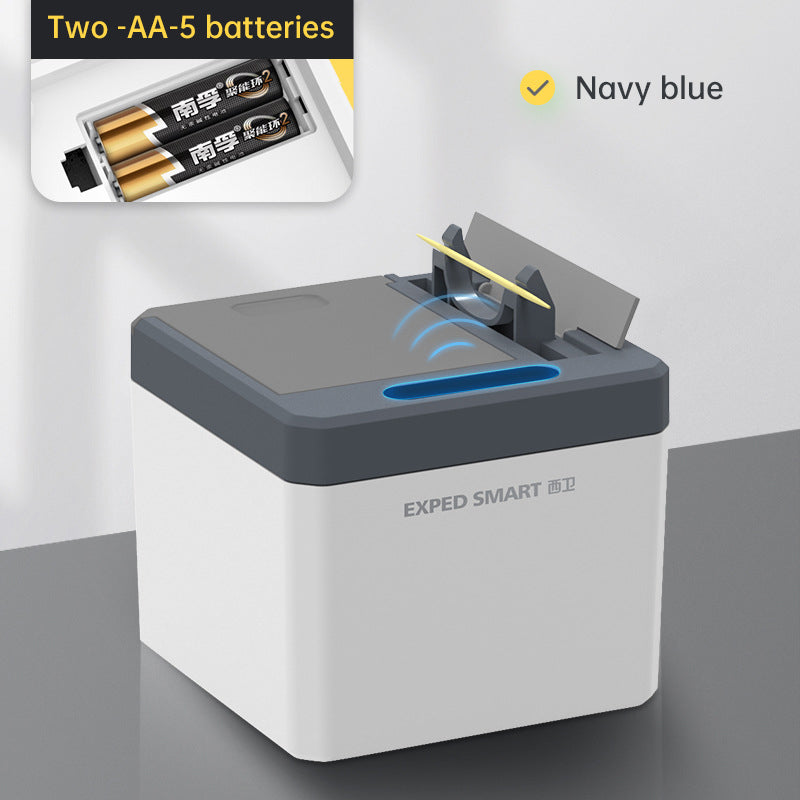 Can sense toothpick box, fully automatic innovation, home restaurant toothpick machine, hotel automatic electric pop-up toothpick cylinder