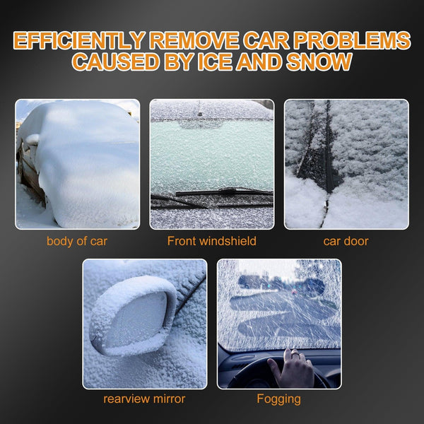 Electromagnetic Heating Snow Removal Device, Car Glass Snow Removal Defrosting Portable Car Deicing Instrument