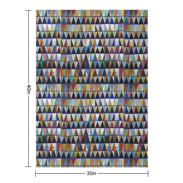 Chromatic Composition 3 Easy Care Throw Blanket