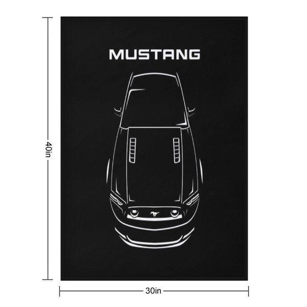 Ford Mustang S197 2013-2014 Throw Blanket