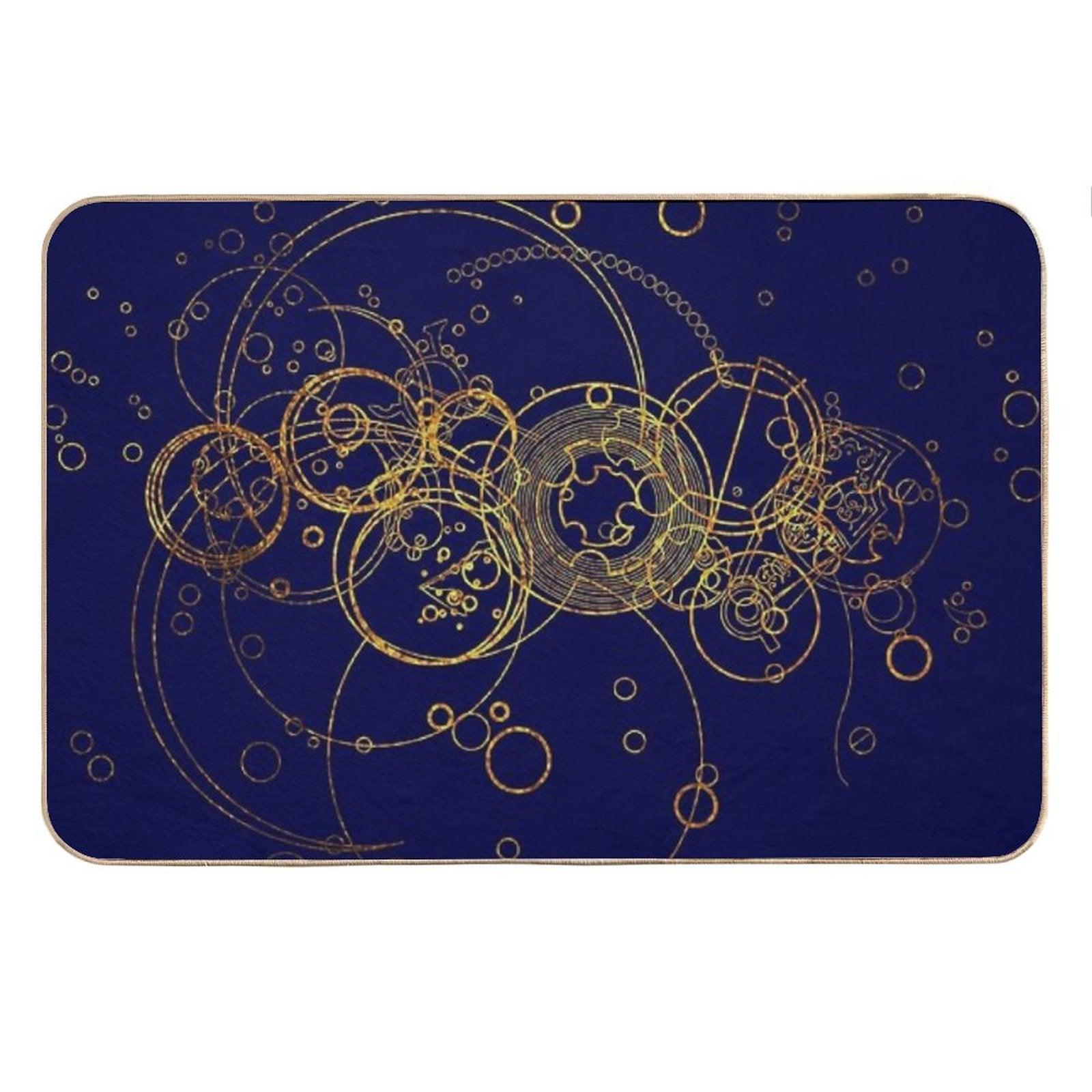 Time Lord Writing -  Transparent Bath Mat