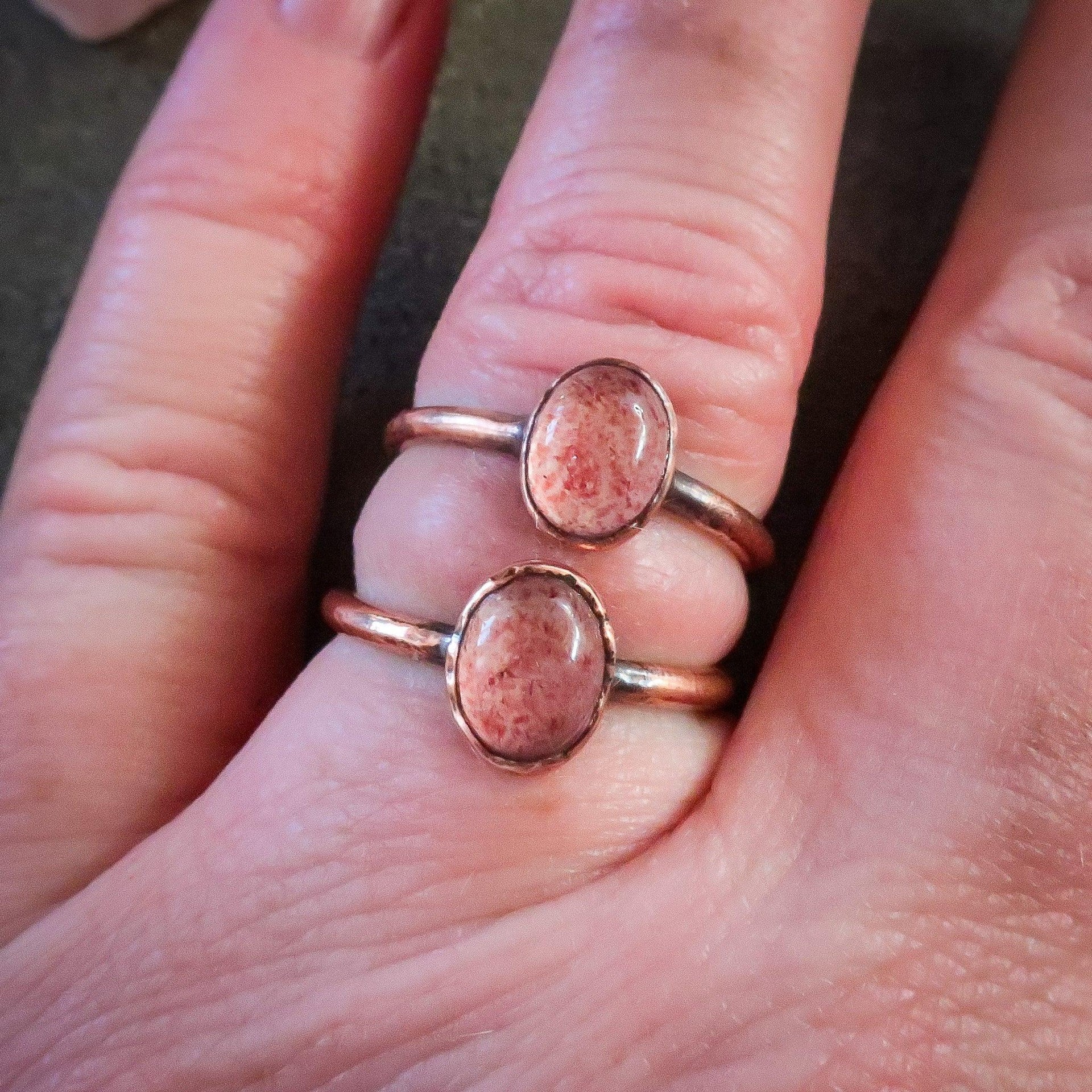 Strawberry Quartz Ring - Heart Healing Within | By Blackbird & Sage