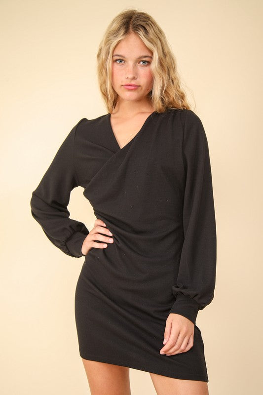 Ruched Detail Bodycon Mini Dress For Women – Elegant, Sleek, Figure-Hugging Fit, Flattering Ruched Design, Bold Mini Dress for Special Occasions