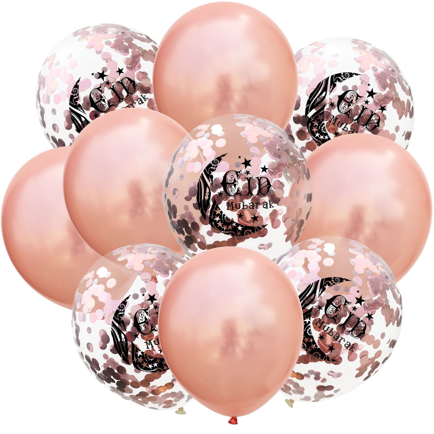 Moon Castle Party Celebrates Latex Balloon Transparent Paper Shard Glitter Balloon Set