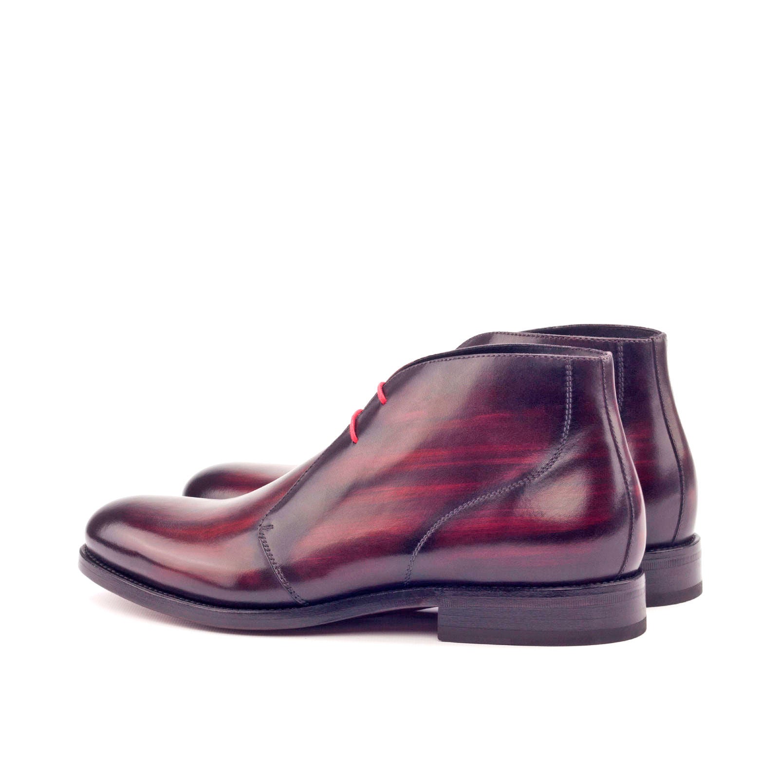 Quareira - Patina leather chukka boots