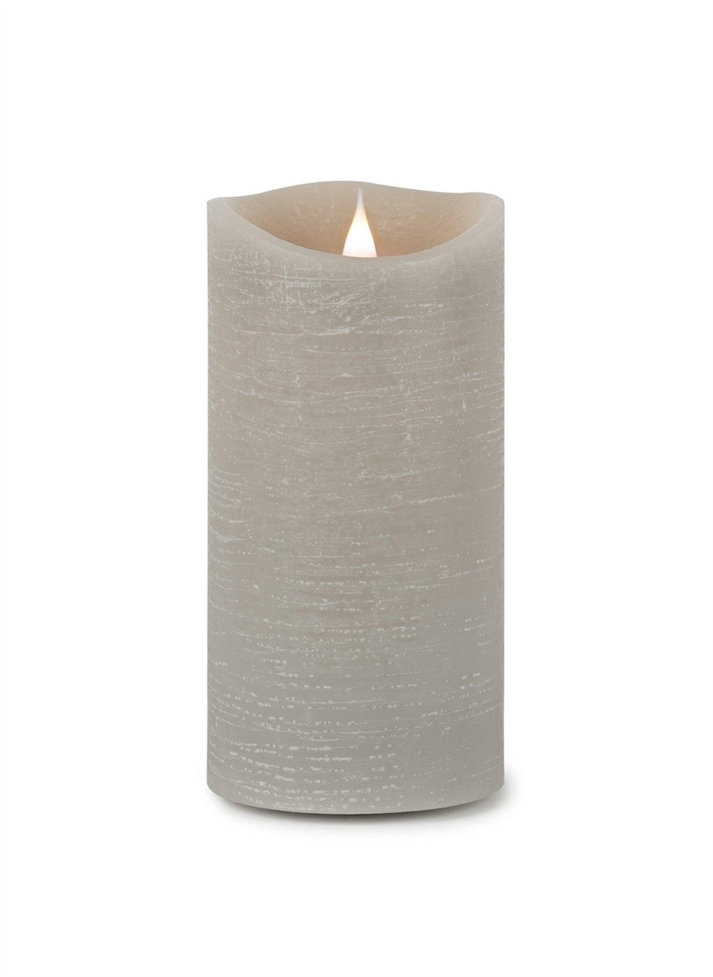 Cozy Grey LED Wax Candle with Handy Remote