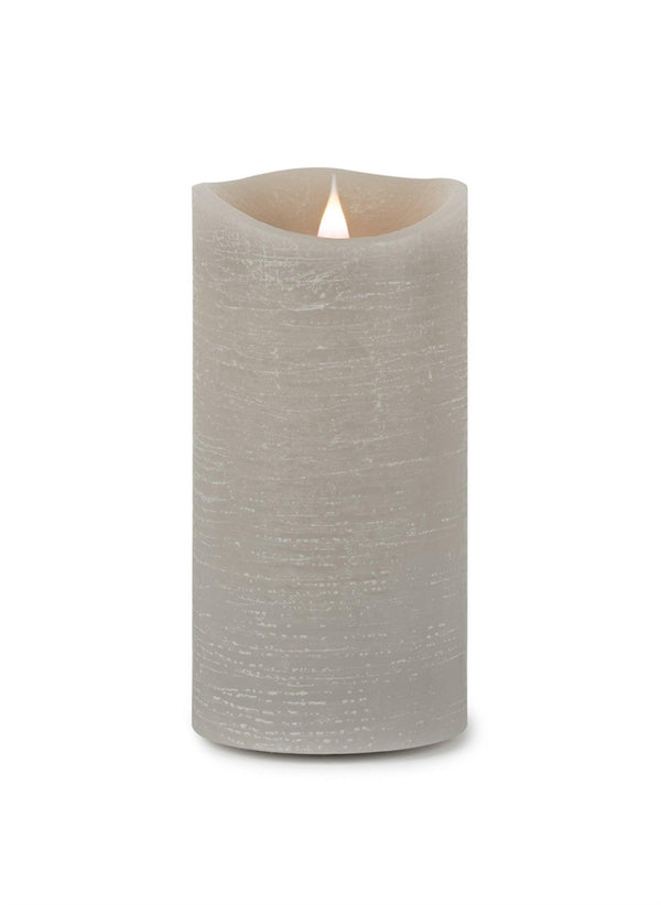 Cozy Grey LED Wax Candle with Handy Remote