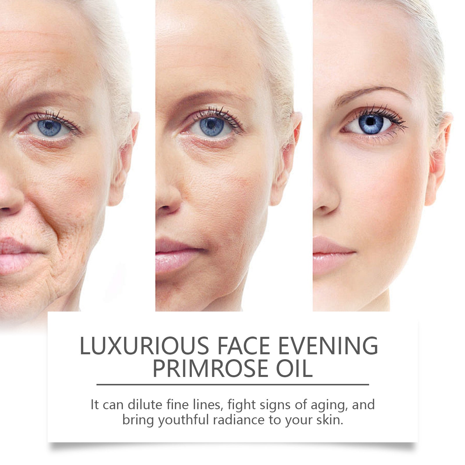 Primrose Essential Oil, Moisturizing, Anti-Wrinkle, Firming, Light Line, Moisturizing And Nourishing Facial Essence