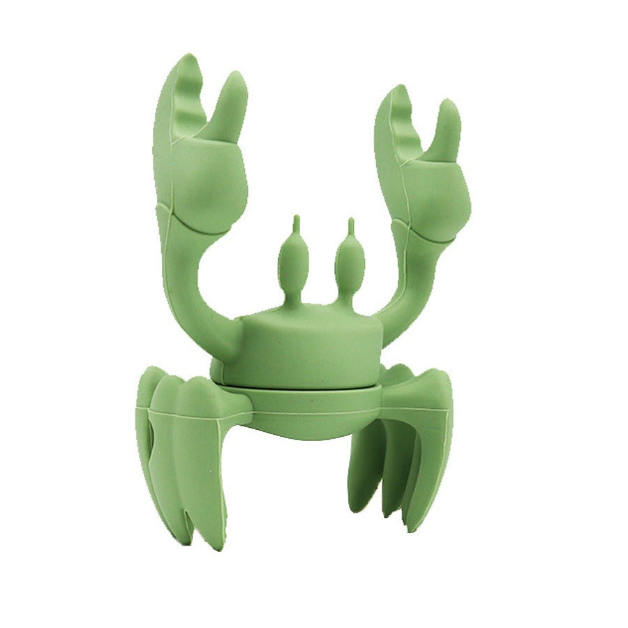 Crab pot edge clip crab silicone tableware holder spoon holder steam radiator anti slip spoon holder anti overflow device