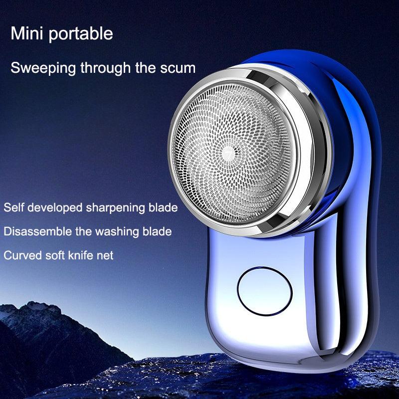 Men's Electric Shaver Mini Wash Shaver Portable Car Charging Beard Knife