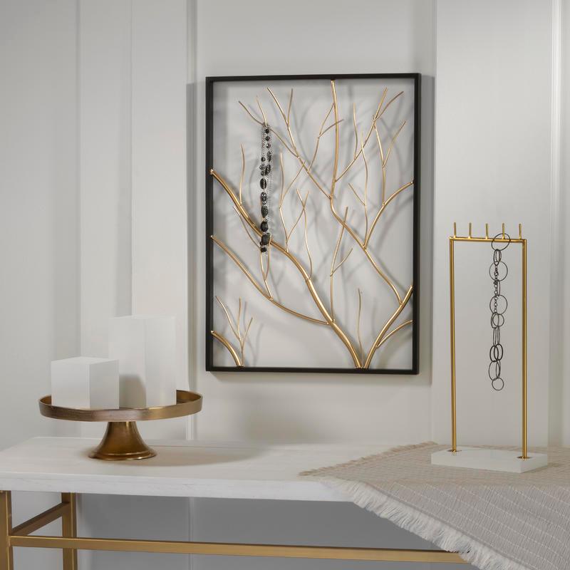 Natural Branch Metal Wall Art