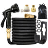 100 - ft Expandable Garden Hose with Nozzle. Light, Durable & Kink - Free for Car Wash & Outdoor Watering